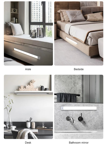 Night Light Led Light Under Cabinet Light Motion Sensor night light Closet Light Cabinet Kitchen Lighting Magnetic night light