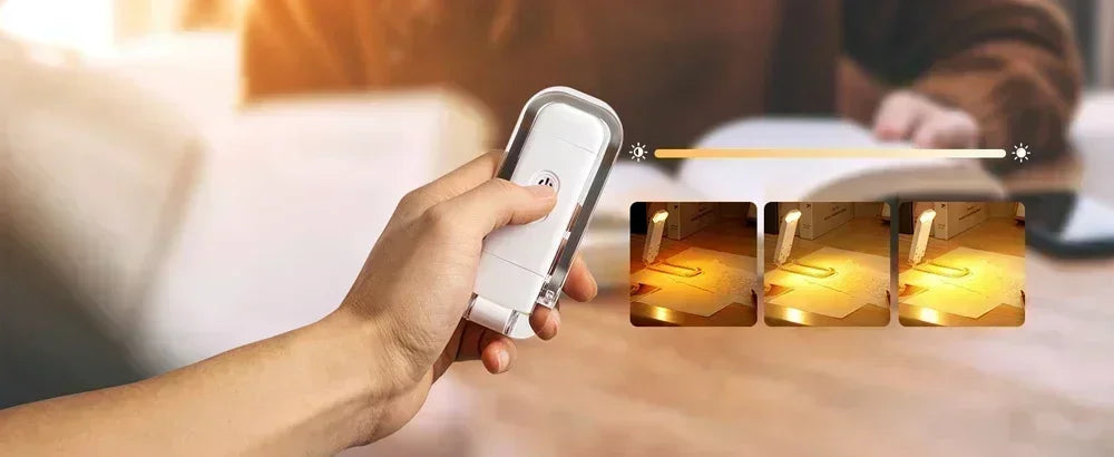 Book Light USB Rechargeable 3 Colors & 5 Brightness 1800K-6000K Reading Light Clip-on Read Lamp Bookmark Night Light Book Lamp