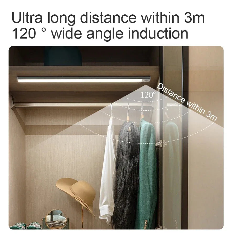 Night Light Led Light Under Cabinet Light Motion Sensor night light Closet Light Cabinet Kitchen Lighting Magnetic night light