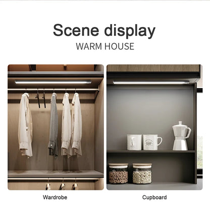 Night Light Led Light Under Cabinet Light Motion Sensor night light Closet Light Cabinet Kitchen Lighting Magnetic night light