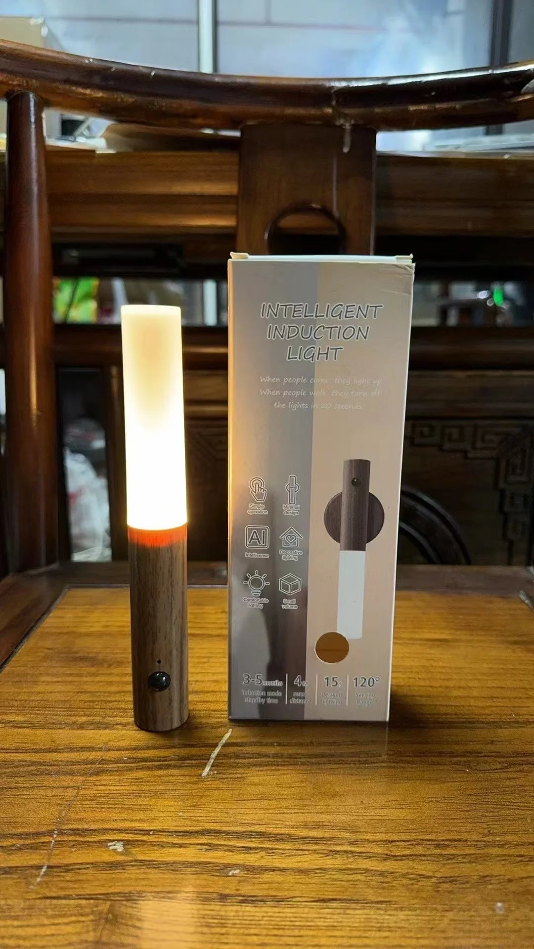 Led Light Motion Sensor Lighting Lamps Room Decor For Home Rechargeable Lamp Bedroom Decoration Decorative Lights Bedside Mood